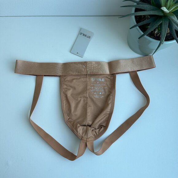 ST33LE - Praline Skin Tone Recycled Polyester Jockstrap (M) - Picture 4 of 7